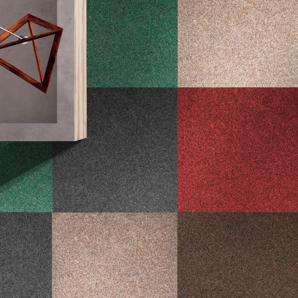Needle Punch Carpet Tiles Jazz Smooth Easy Lay 50 x 50 cm