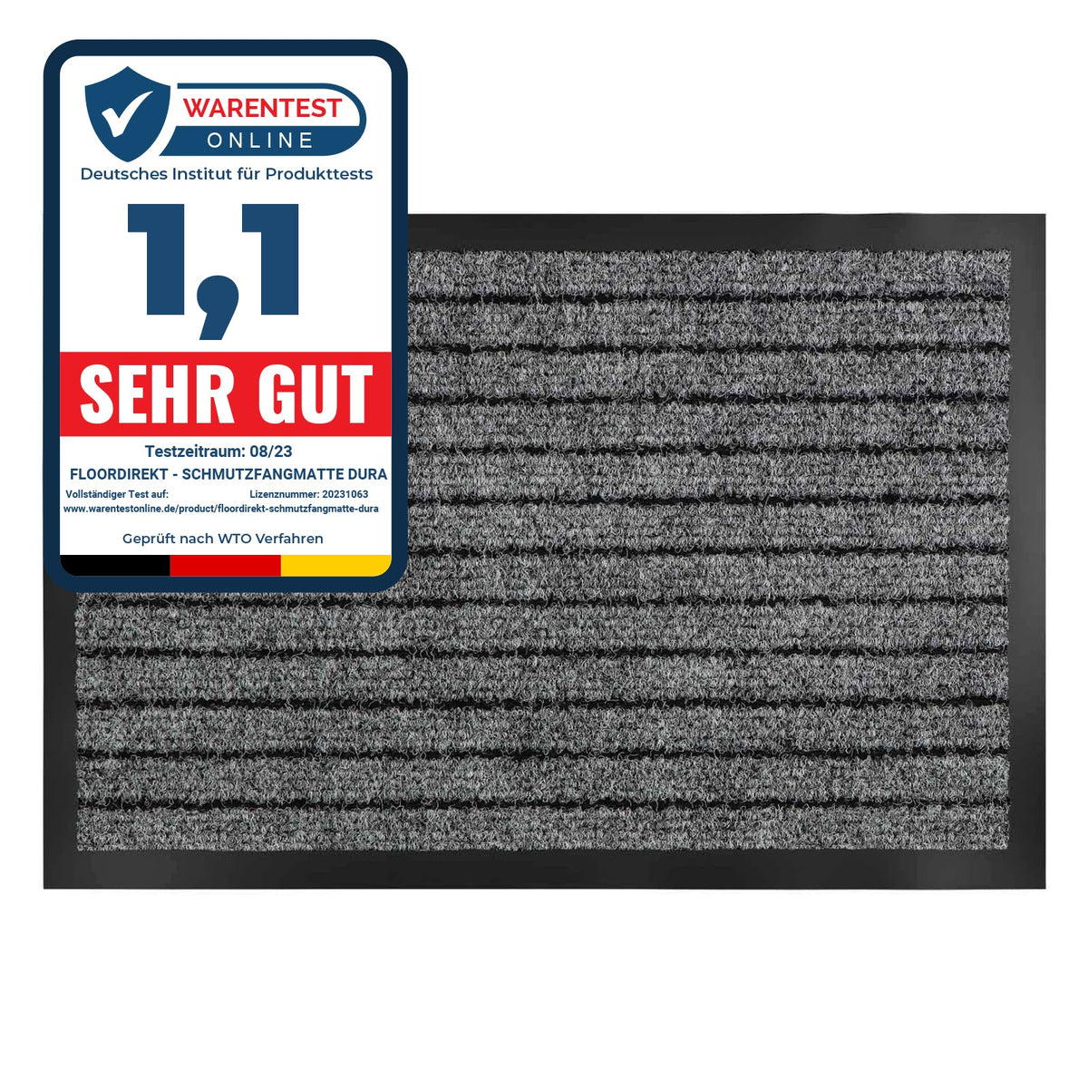 ✂ Heavy Duty Entrance Mat | Anti-slip Dirt Trapper Matting | Dura | Door Mat For Indoors & Outdoors