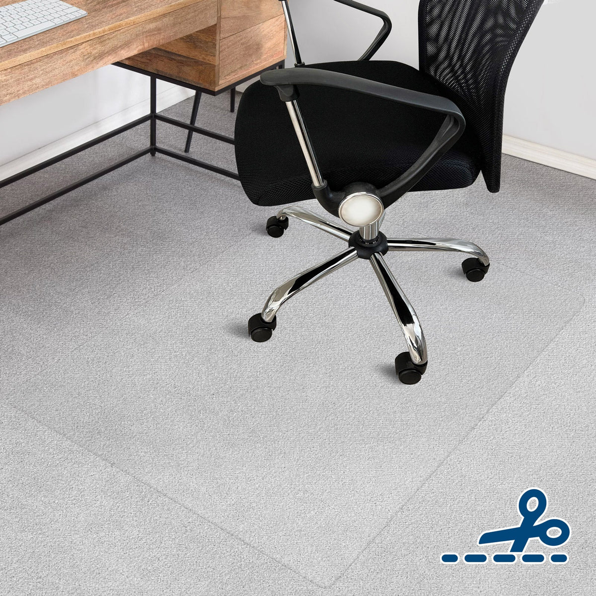 Chair Mat for Carpet Floors Vinyl Transparent
