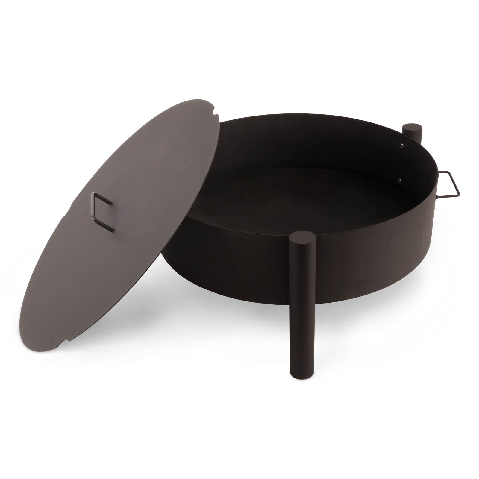 Dead Rimu Log Fire Pit Rimu | Log Burner for Garden and Terrace | 3 Stand Feet | Inc