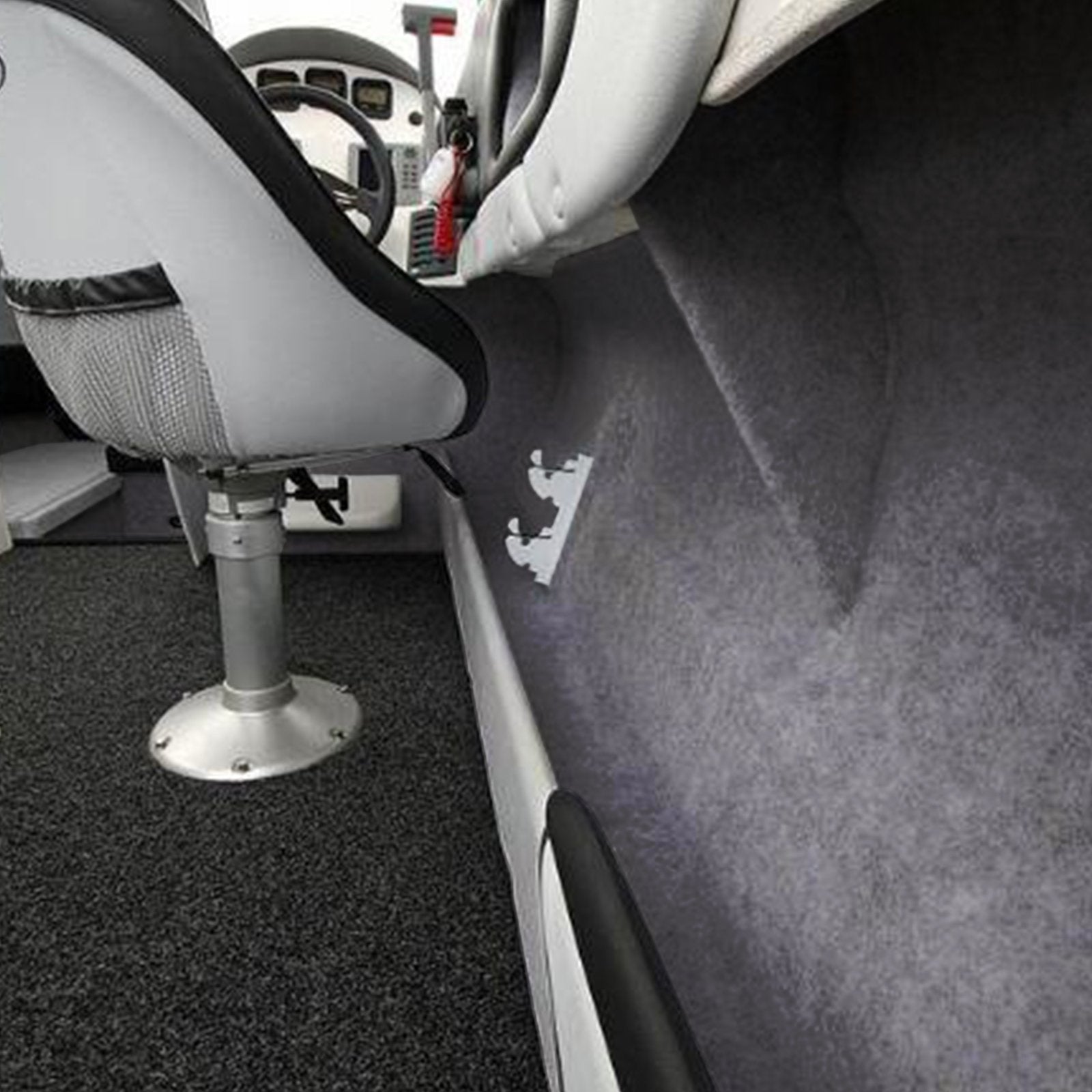 Wamovo® X-Trem Stretch Felt Black 2x8m – Interior Headliner Fabric For Camper Van (VW T5, T6, Sprinter, Ducato)