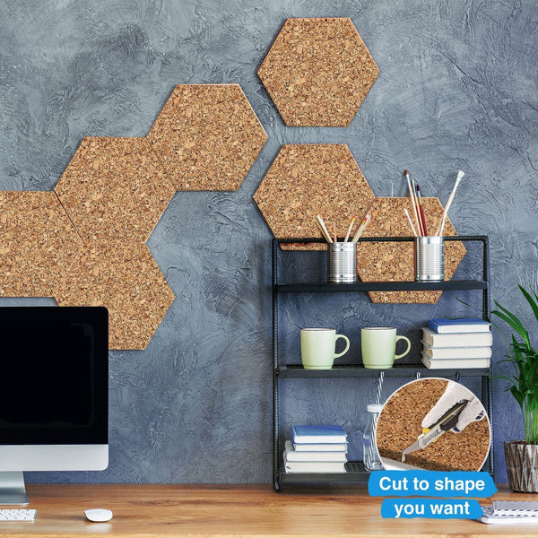 BlueGift Cork Board Roll 3mm Thick - 50x18 Cork Board for Walls Self  Adhesive Backed Corkboards Natural Cork Bulletin Boards Cork Sheet with  Push