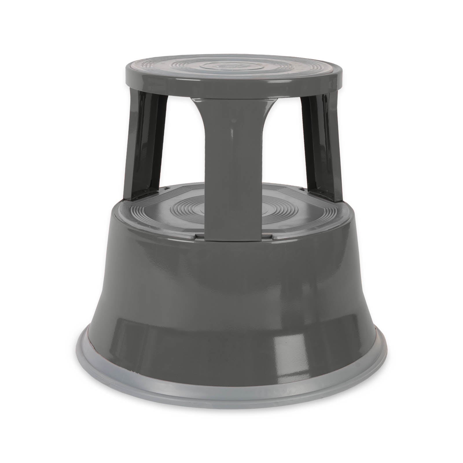 Castors Step File Rolling Step Stool | Retractable Castors | Steel | For Office Or Comme ...